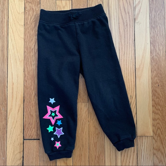 Heathtex Girls Size 4t Black Sweatpants 
